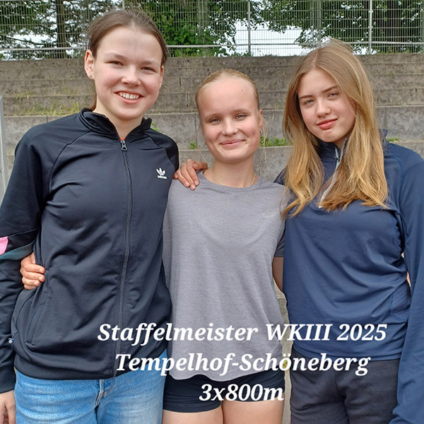 Staffel WK III 3x800m Mä 3